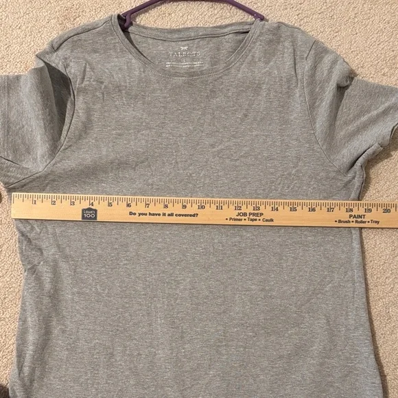 Talbots Gray Pima Cotton Top - Picture 5 of 6